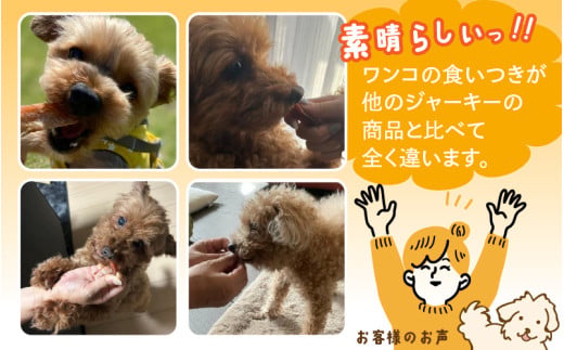 【訳あり】【国産 鶏肉】 20本入り ワンちゃんのチキンジャーキー / ドックフード 手作り やみつき くいつき 犬用 小型犬 中型犬 大型犬 ペットフード 味付けなし [aw044-a002]