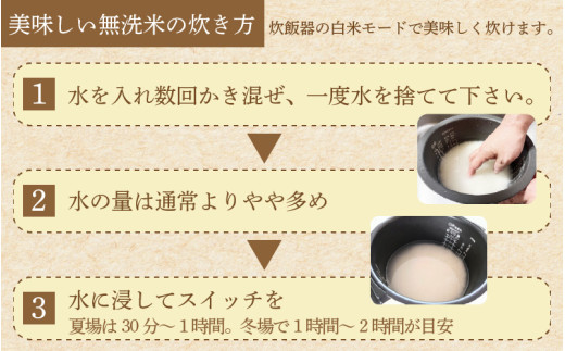 【令和7年産】いちほまれ 無洗米 2kg×3袋（計6kg）／ 福井県産 ブランド米 ご飯 白米 新鮮 [aw064-b012]