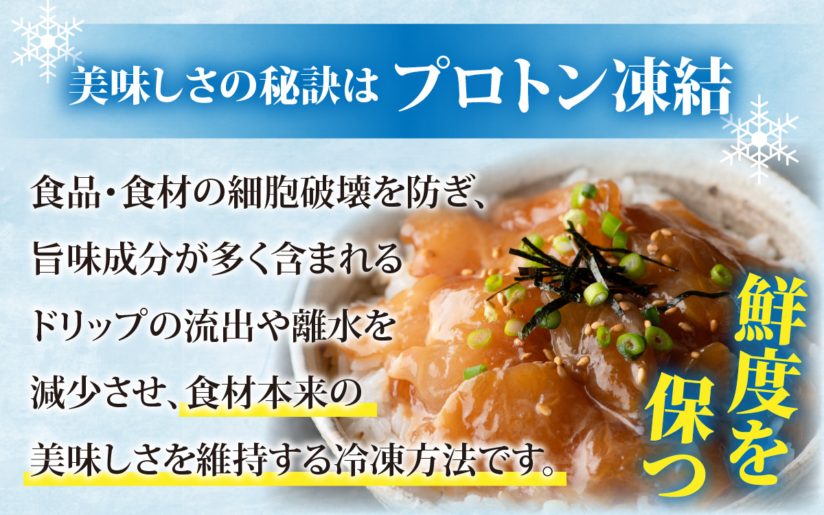 干物屋さんの漬け丼 充実セットミニ 4パック（3種）【急速冷凍】（プロトン凍結）