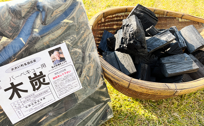 おおい町 名田庄木炭セット（木炭3kg ・研磨炭・木酢液1L×2本） 雑貨 日用品 駿河炭 バーベキュー 火持ちが良い 安定した火力 家庭菜園 虫除け 安心安全 錆取り 