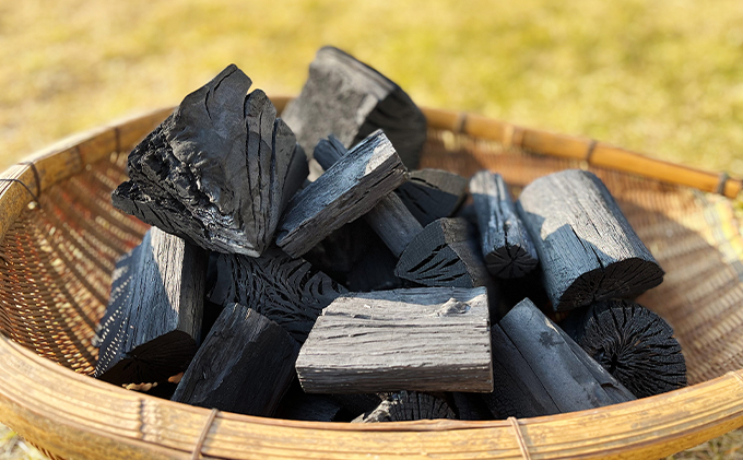 おおい町 名田庄木炭セット（木炭3kg ・研磨炭・木酢液1L×2本） 雑貨 日用品 駿河炭 バーベキュー 火持ちが良い 安定した火力 家庭菜園 虫除け 安心安全 錆取り 