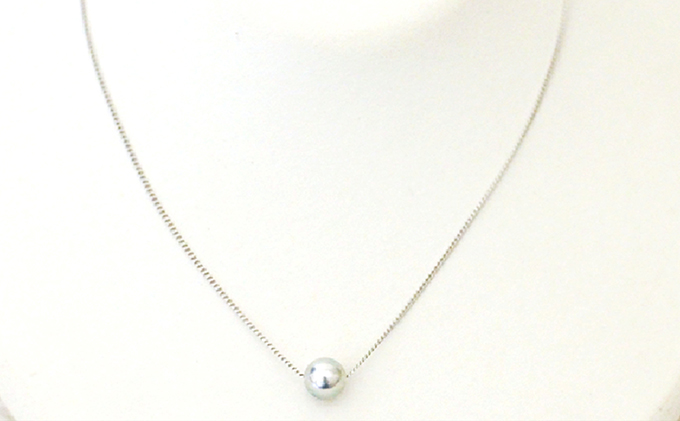 若狭パール 艶々あこや真珠 至宝の大珠8mm一粒ペンダント F ファッション アクセサリー ネックレス 