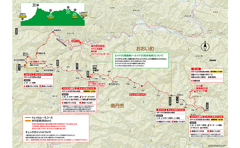 ナタショウトレイルランニングレース2025　出走権　1名 福井県 おおい町 トレイルラン