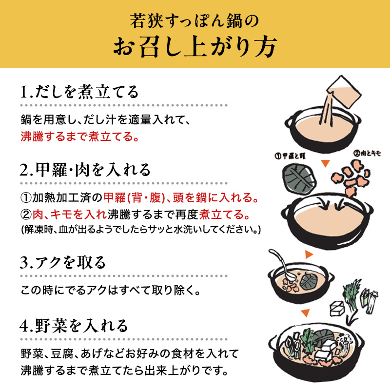 すっぽん 高島屋 選定品 若狭 すっぽん鍋 2～3人前 セット 食べ方のしおり付 鍋セット 鍋の素 鍋つゆ 鍋スープ 鍋 お鍋 すっぽん鍋セット 取り寄せ 栄養 栄養食 美容 健康 コラーゲン アミノ酸 高級 食材 スッポン スッポン鍋 福井県 福井 若狭町