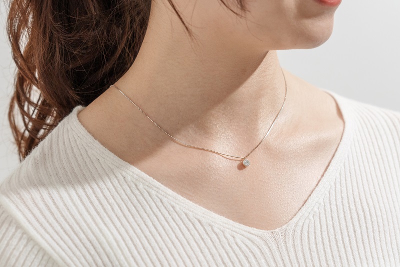 プラチナ シンプルダイヤモンドネックレス(0.3ct)60-8971｜JALふるさと