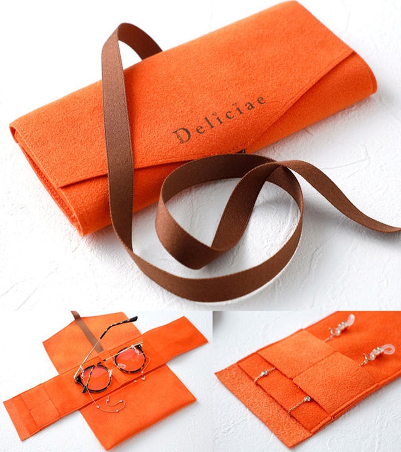 Deliciaeフォルトゥーナ　K18YG　4WAYデザインダイヤネックレス　メガネチェーン　マスクホルダー　二連ネックレス 　K04019-H