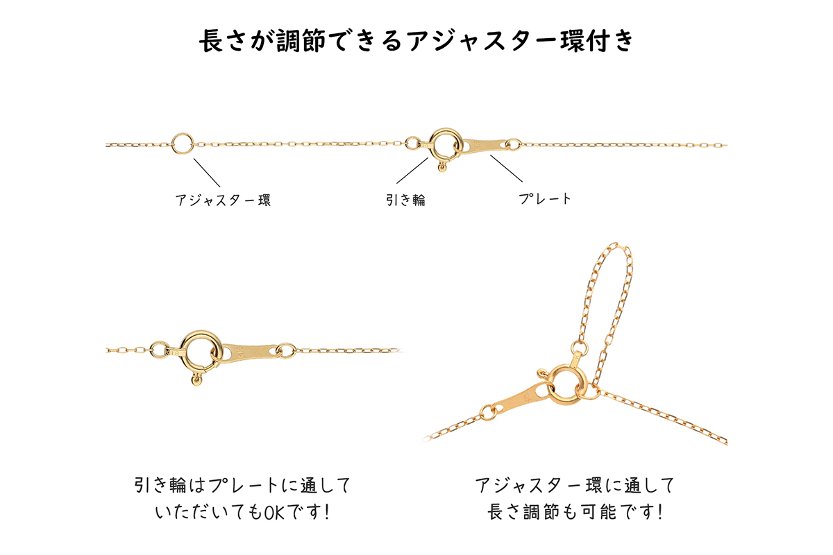 K18 ダイヤグラデーションネックレス(1.5ct)　63-8588