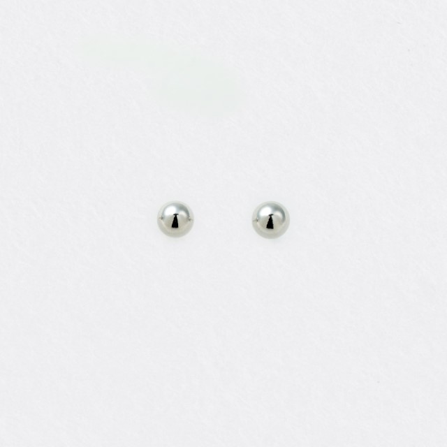 【甲府ジュエリー】Pt900　プラチナ　丸玉ピアス　3mm（17800497）