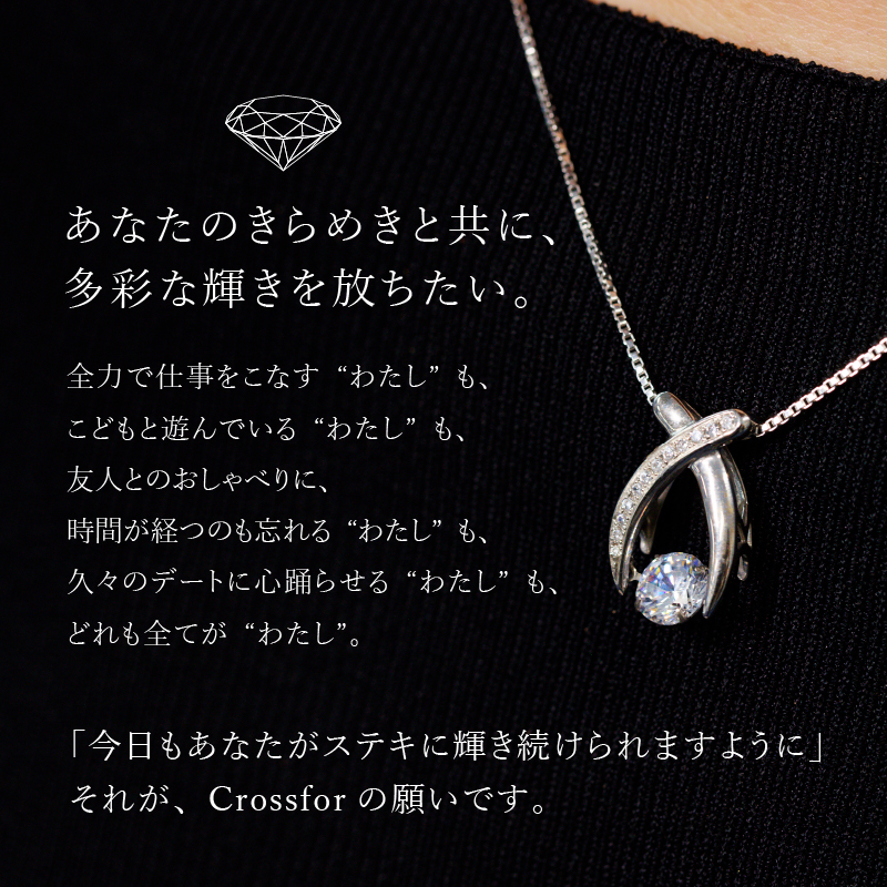 テニスチェーンピアス【flow thread】 プラチナ・0.80ct　TE-1049