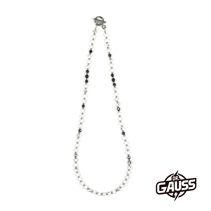 ボディアジャストメントネックレス　Dr.ガウス　マンテルタイプ　ホワイトVer.　４５ｃｍ