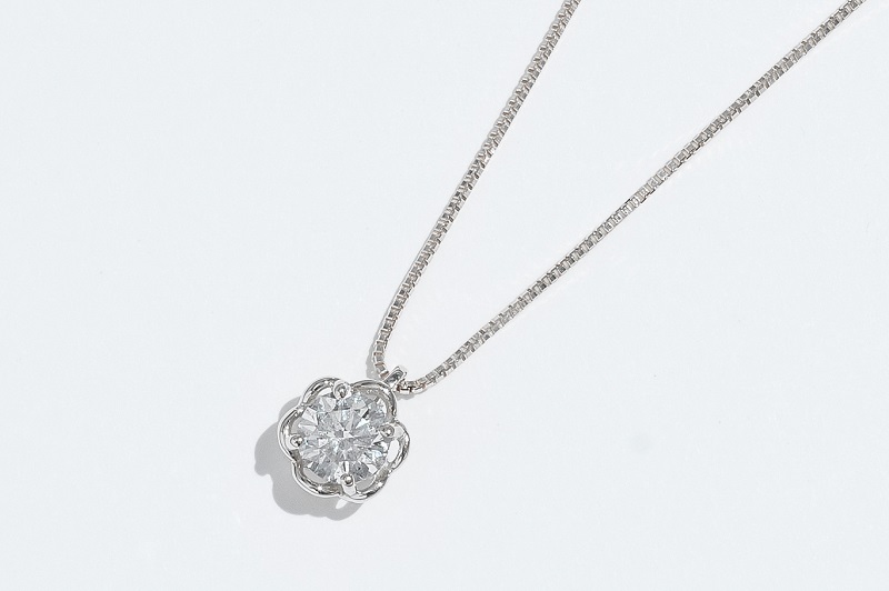 プラチナダイヤモンド付きネックレス ダイヤ1.003ctネックレス