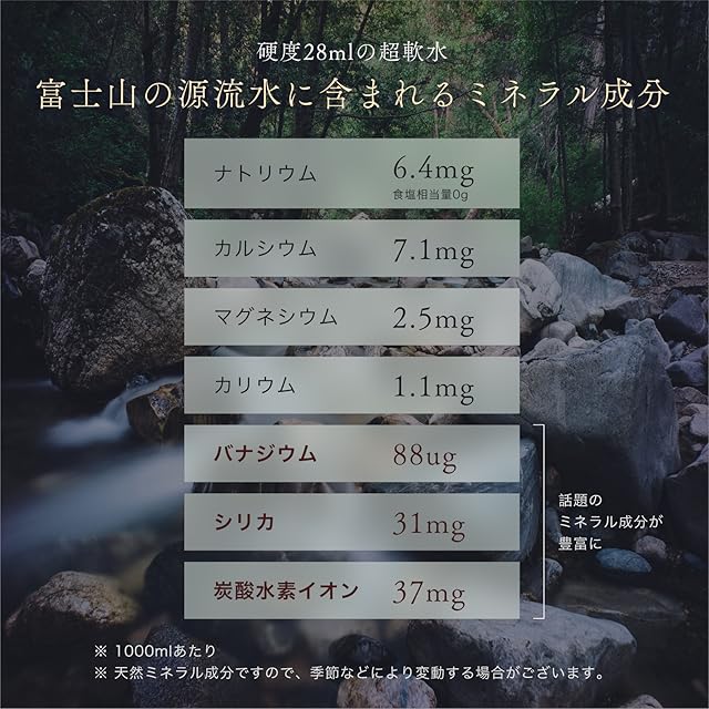 【12ヶ月お届け】富士山の源流水（9.5L×2本/ケース）