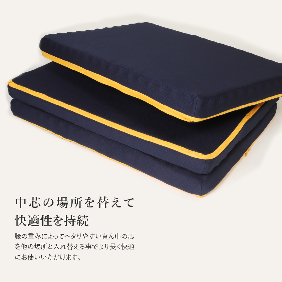 【洗えるマットレス】AirOnAir（シングル）点で支える 厚み7.5cm