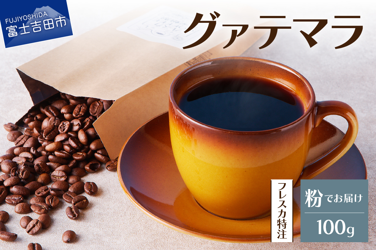 【メール便発送】フレスカ特注 グァテマラ（粉100g）
