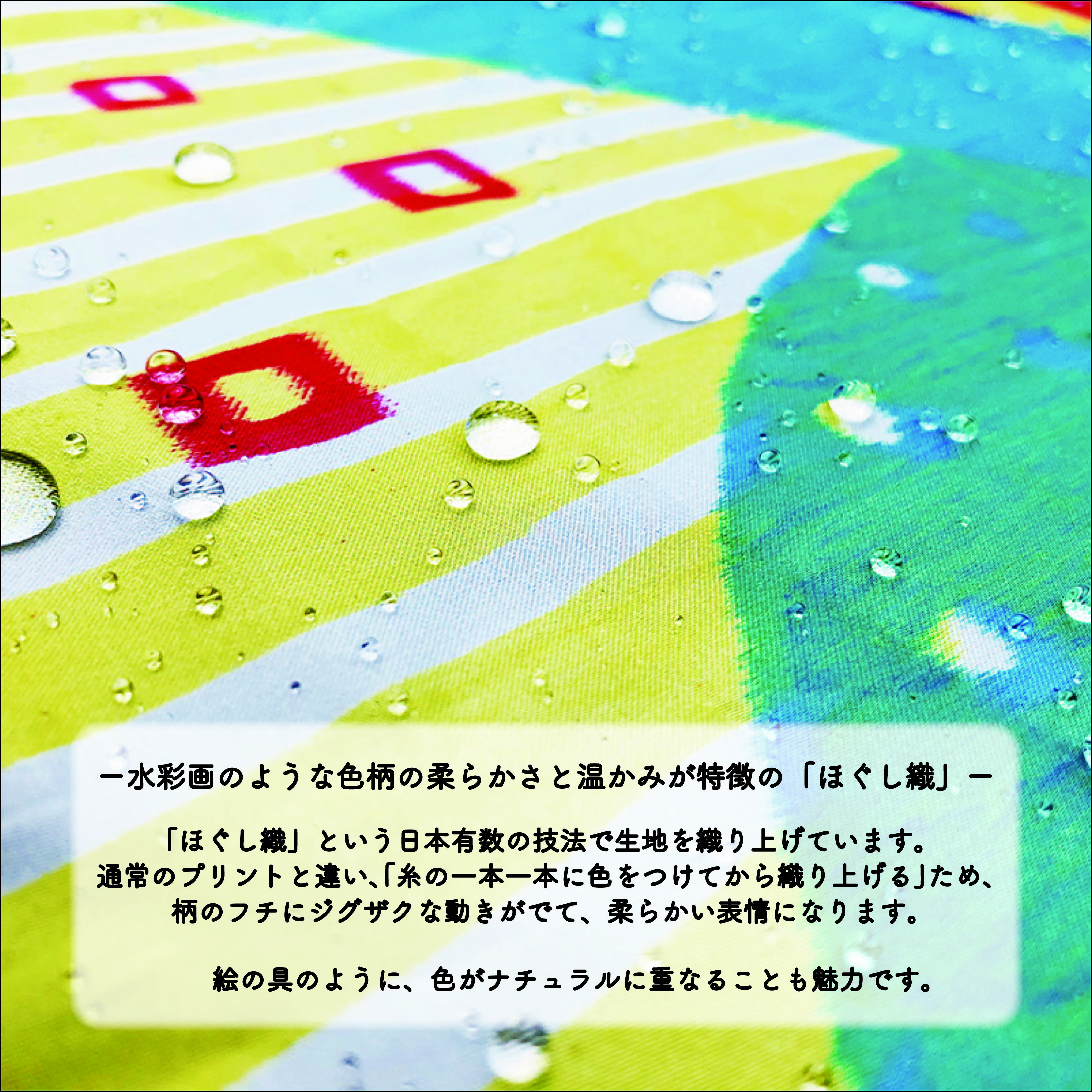 高級晴雨兼用傘「マルサンカクシカク」(青)