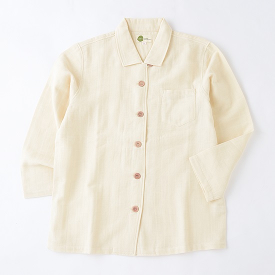 2重織りパジャマ　婦人L【オーガニックコットン100%】