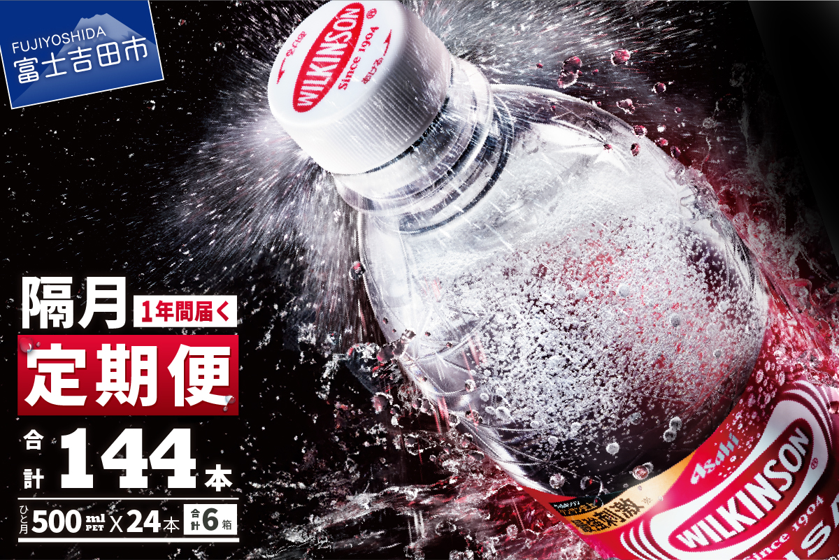 【年6回・隔月お届け！】炭酸水 ウィルキンソン タンサン PET500ml×1箱 (24本入) 定期便