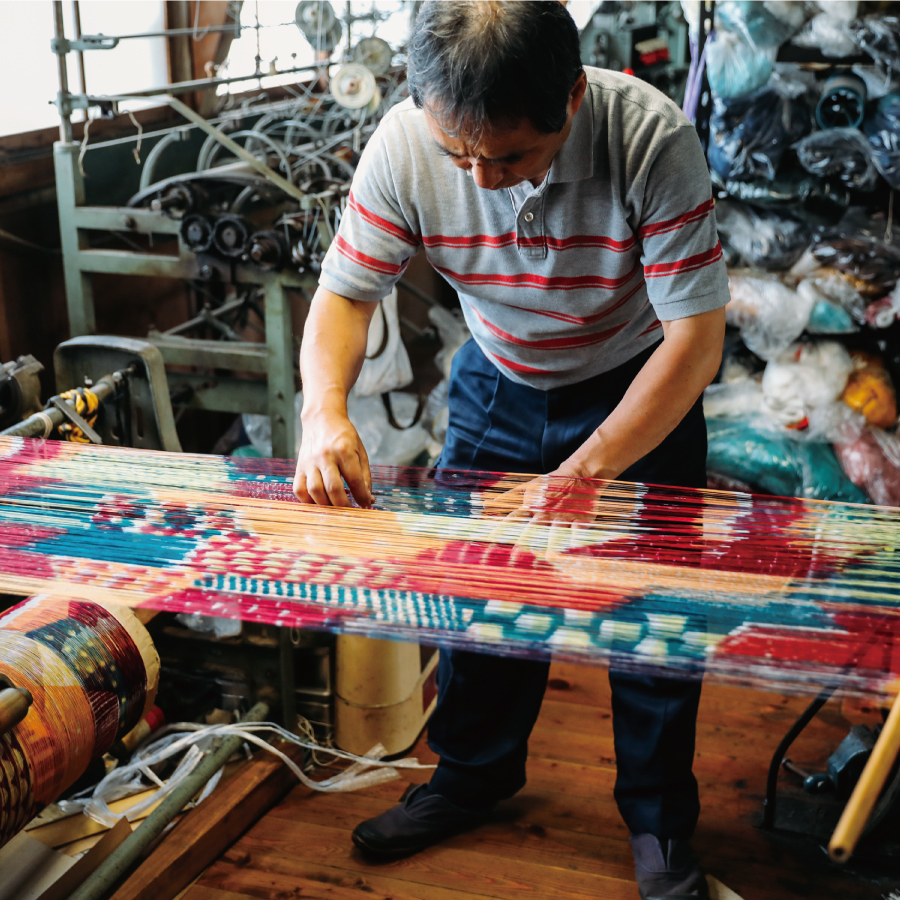 雨長傘　富士と水（緑）