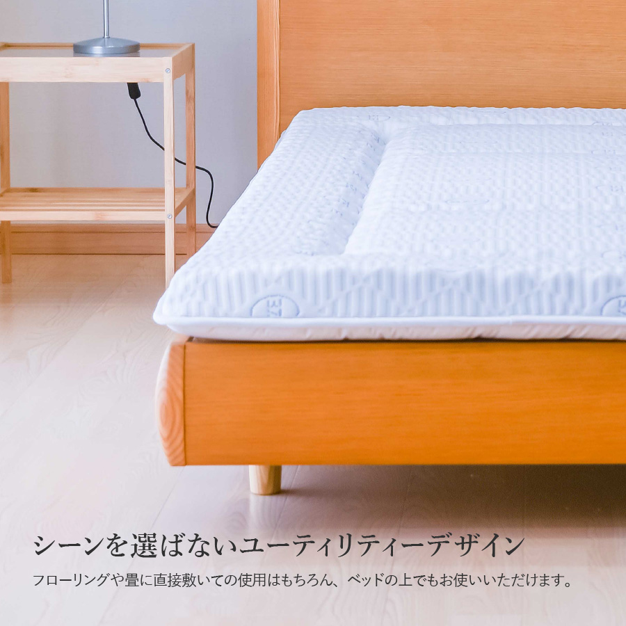 【爽快眠】DryCool　高密凸凹ウレタンマットレス【点で支える】(シングル)