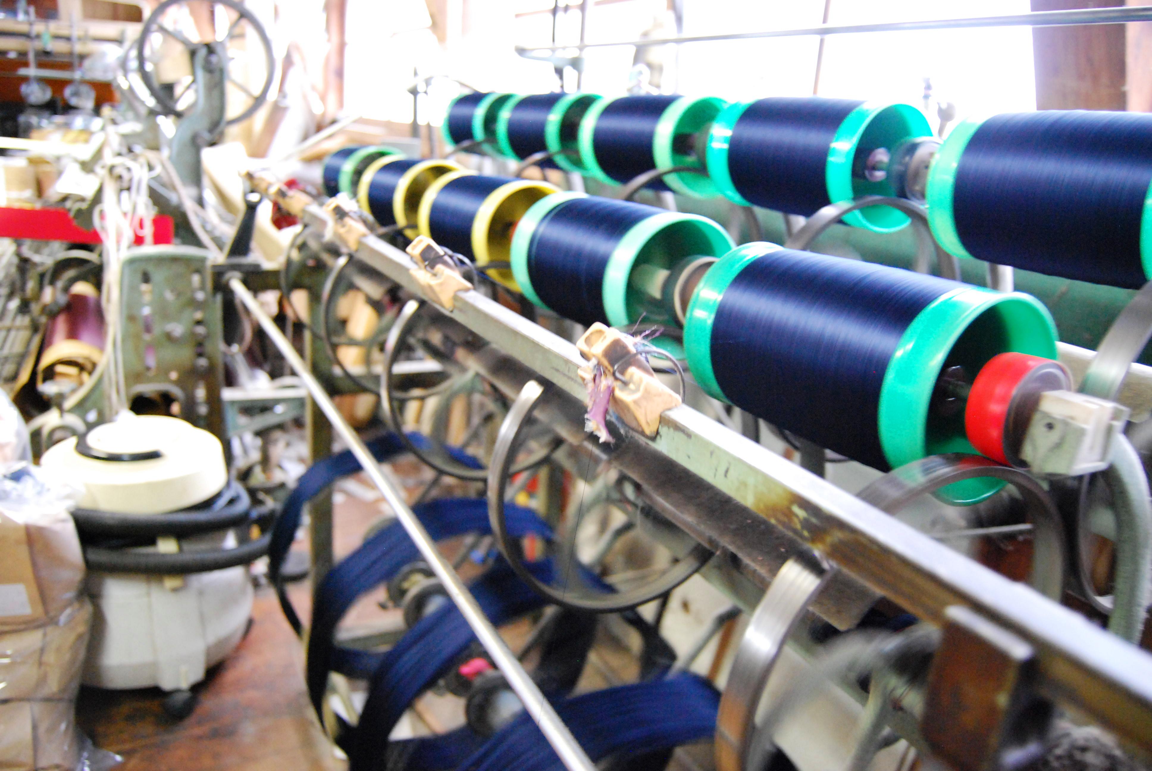 ほぐし織【日傘】　森林/薄墨