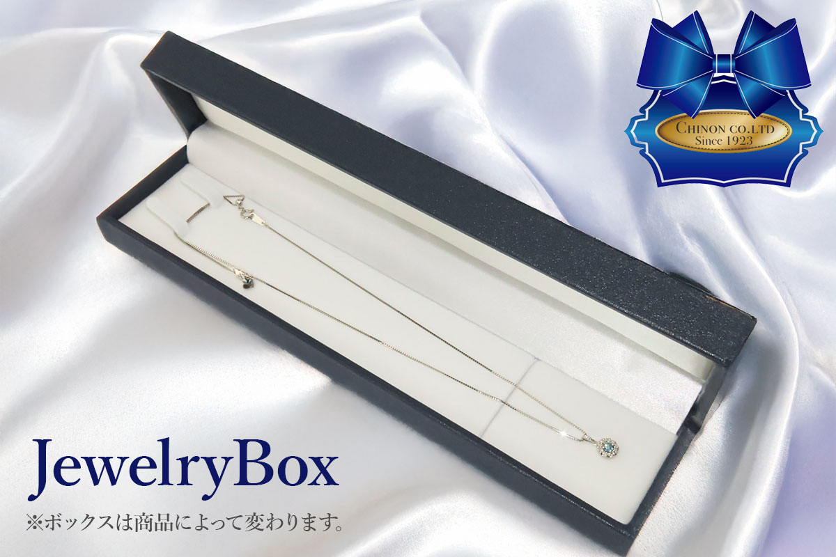 PT（プラチナ）　アイスブルーダイヤモンドペンダント　MJ-1108