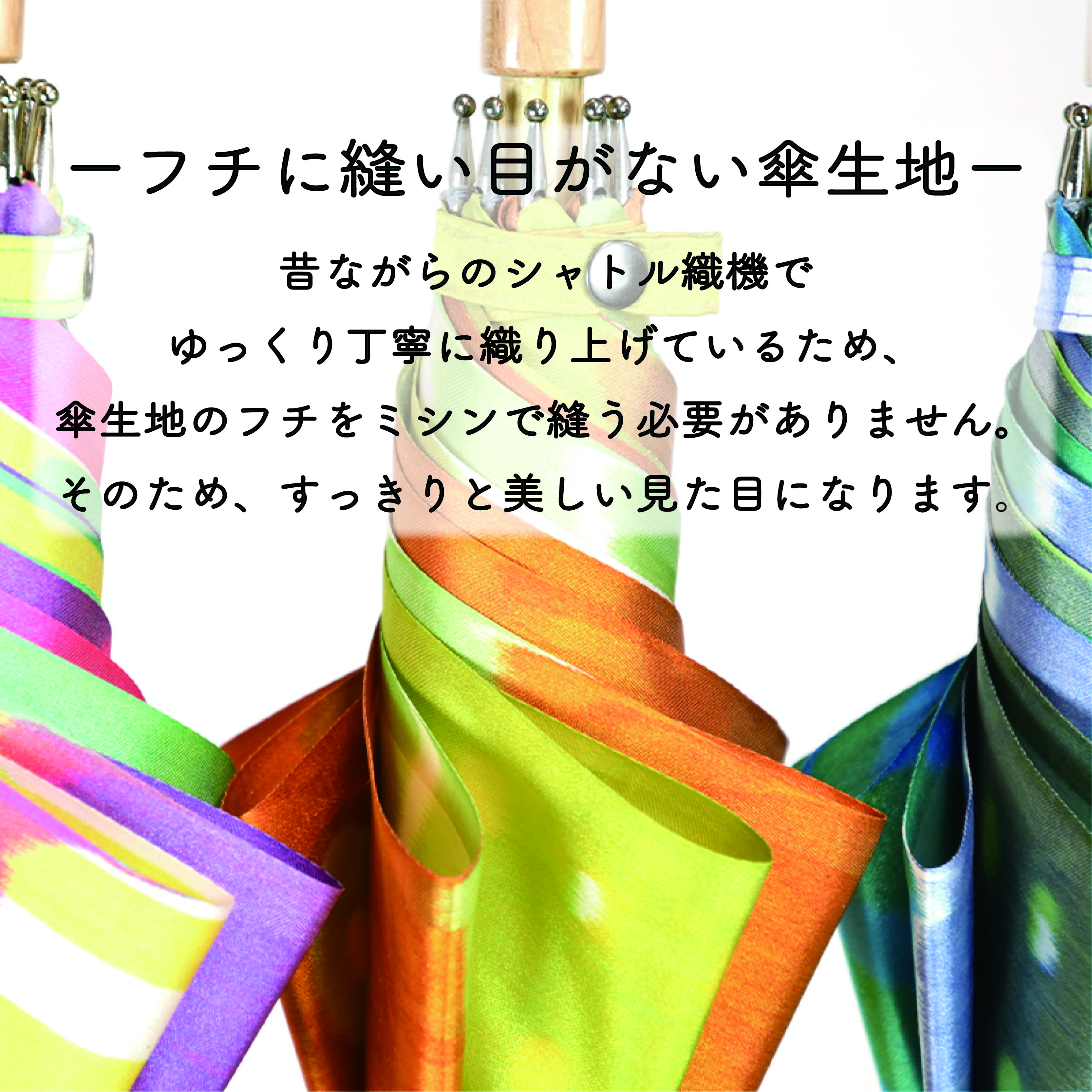 高級晴雨兼用傘「マルサンカクシカク」(青)