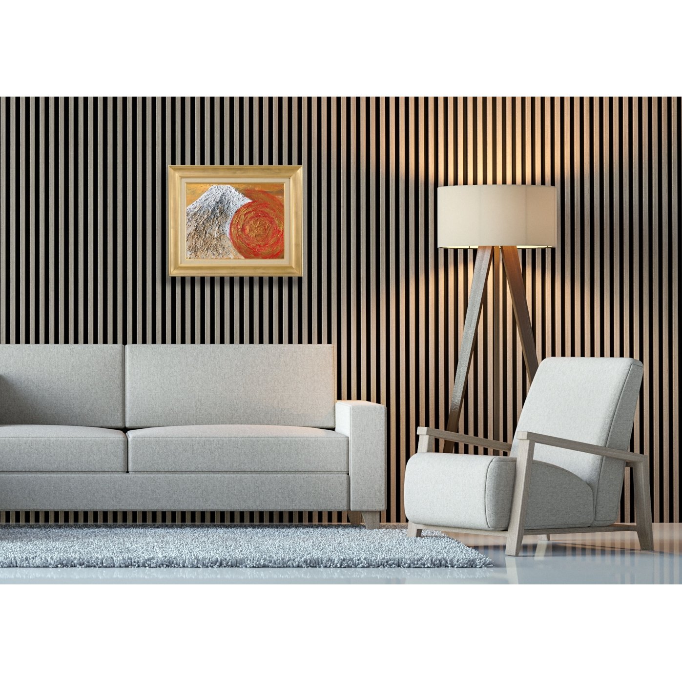 富士山溶岩パワーアート「天陽芙蓉峰（富士山）」