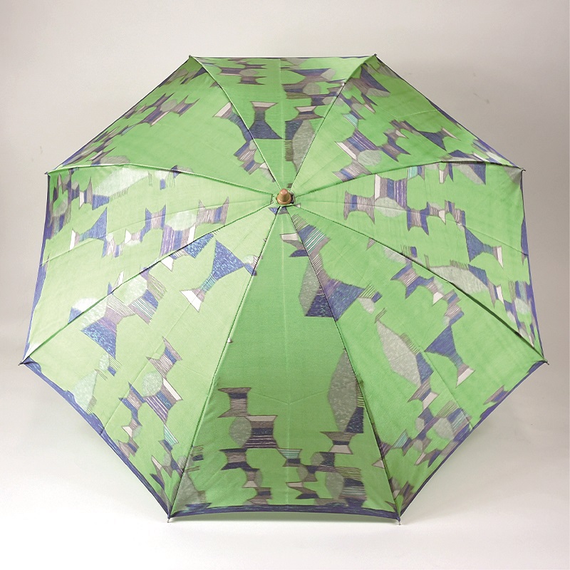 ハレフネ【マイカ】晴雨兼用傘　パーマネントグリーン