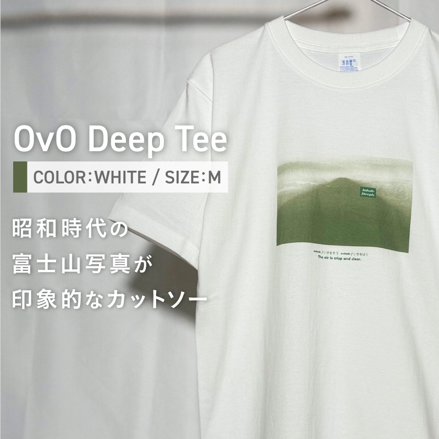 Tã·ã£ã åè¢ WHITE Mãµã€ãº ç¶¿100ïŒ
ã OvO Deep Tee ã ãŠãã»ãã¯ã¹ ã«ãžã¥ã¢ã« ãã¡ãã·ã§ã³ çœ ãã¯ã€ã å¯å£«å±±