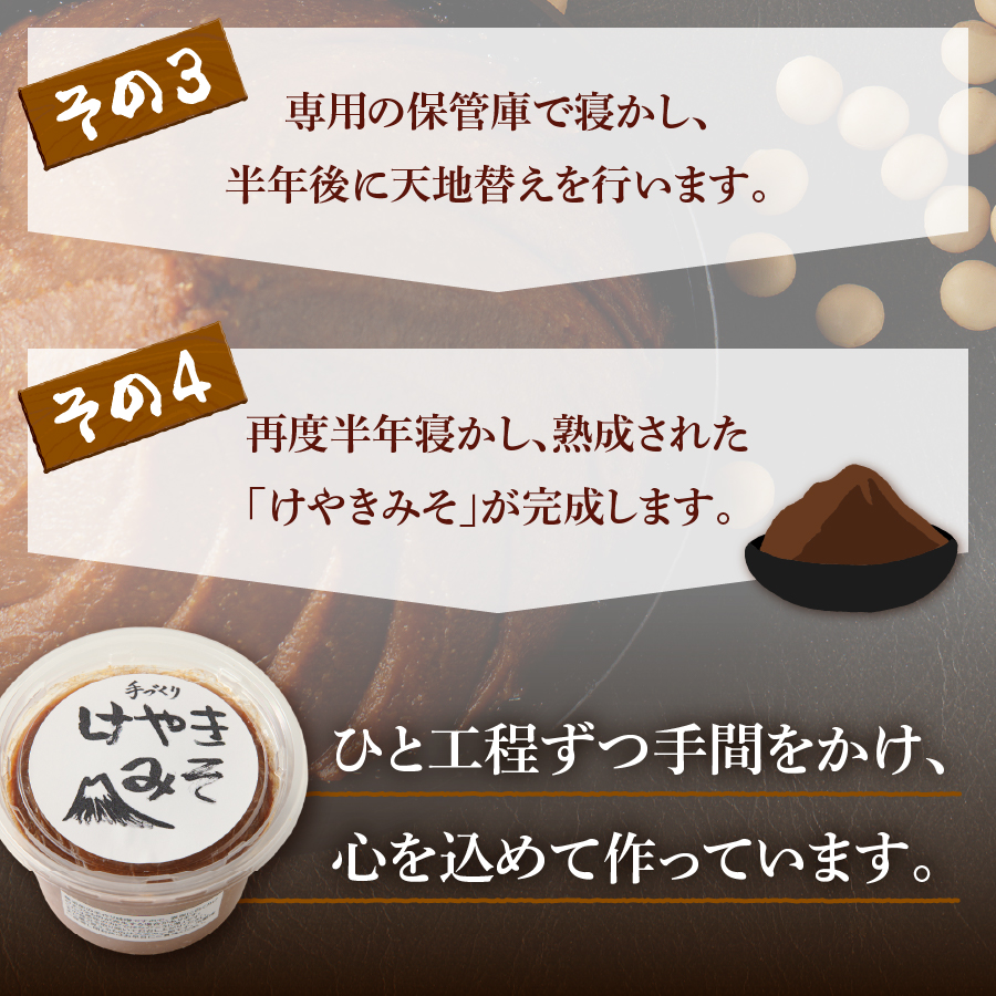 手作り　無添加　けやきみそ　1kg(500g×2個)