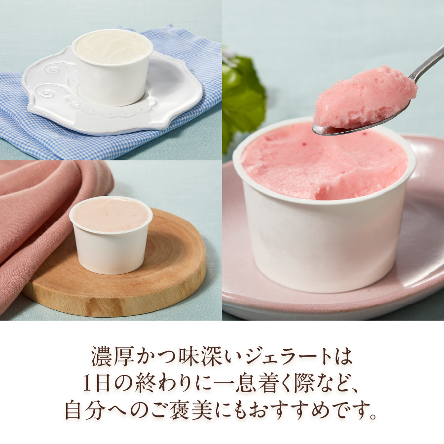 富士山まるごとジェラート　いちご特別セット