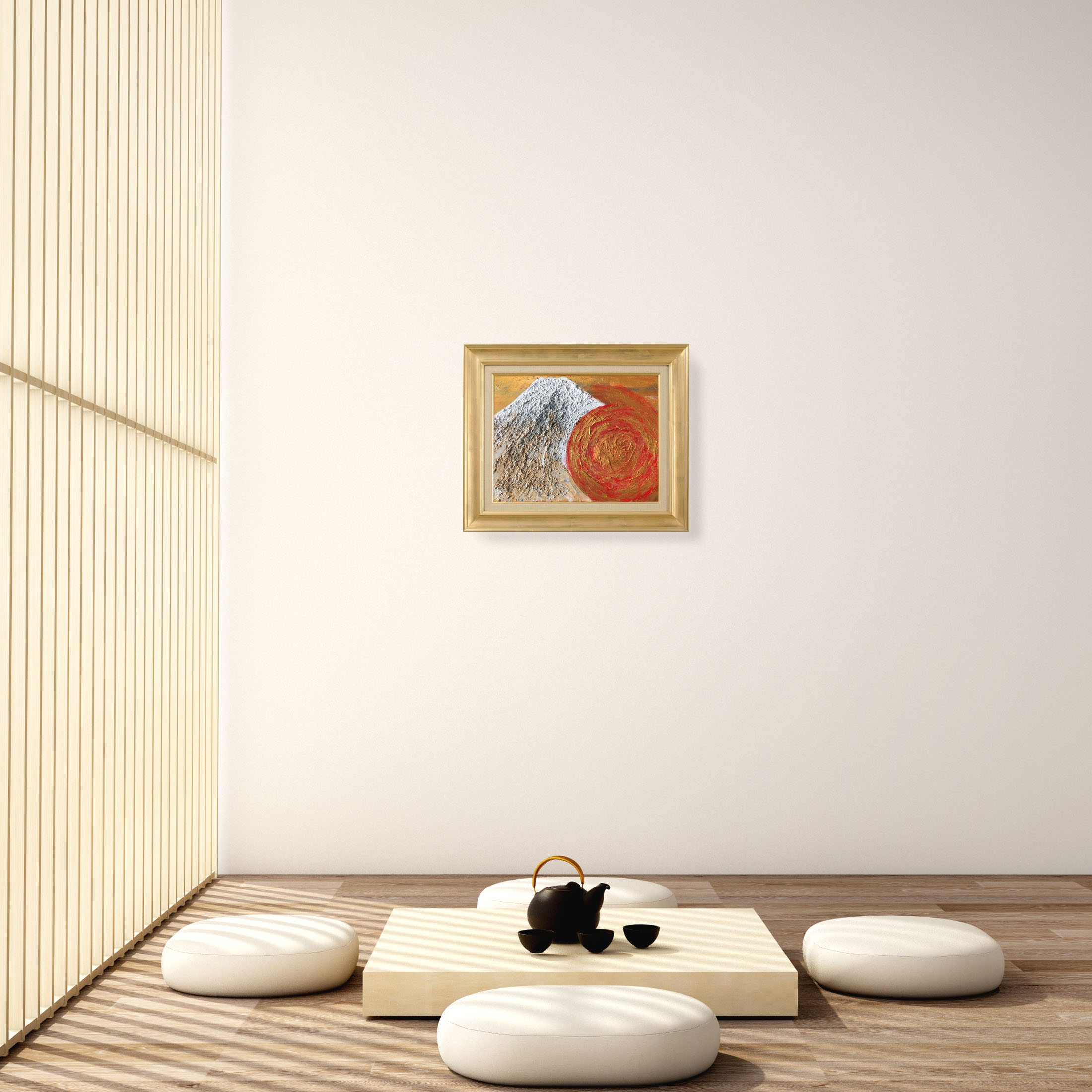 富士山溶岩パワーアート「天陽芙蓉峰（富士山）」