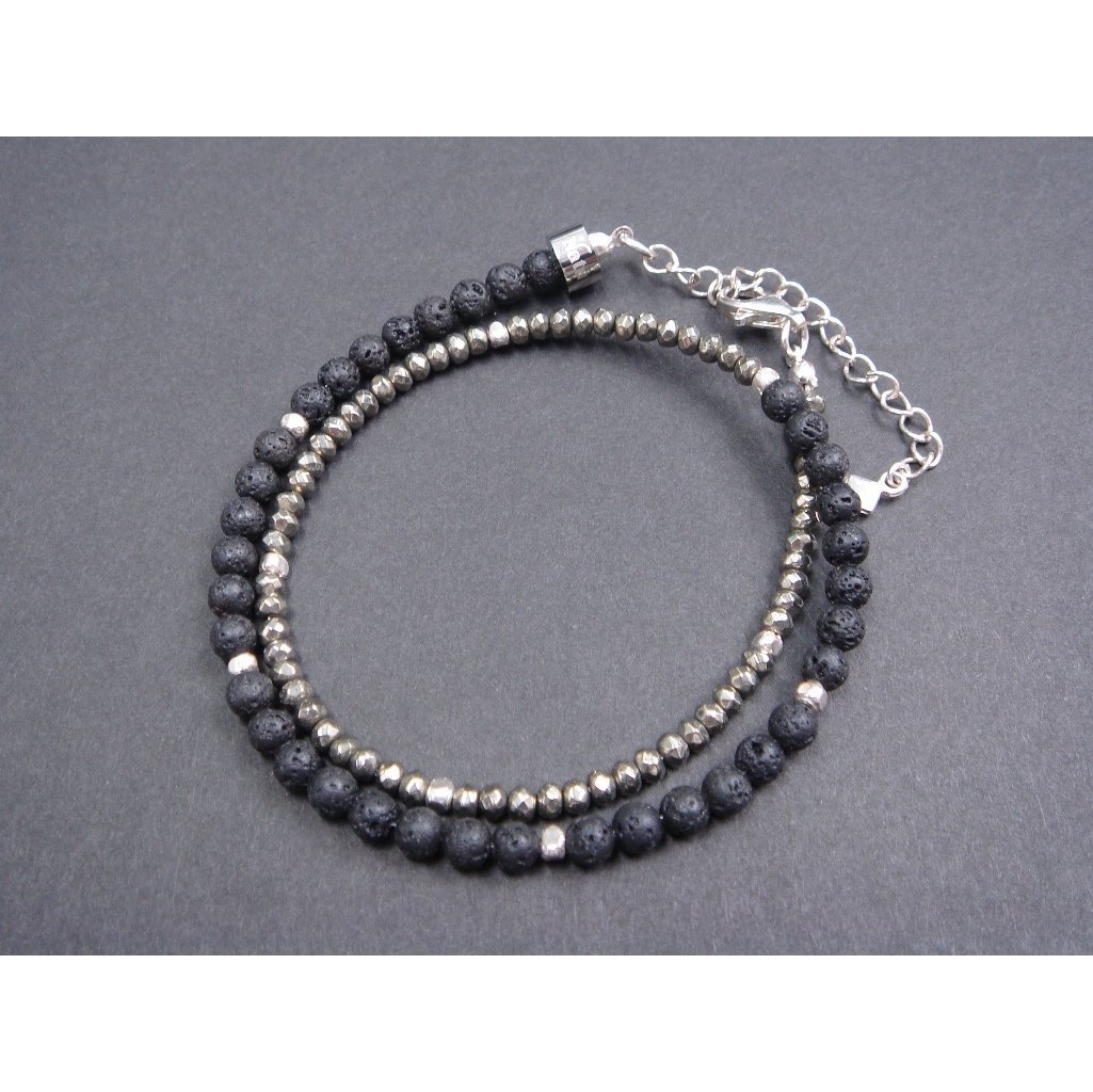 ゴルフジュエリー ナチュロック ラップモデル パイライト E-WB-01