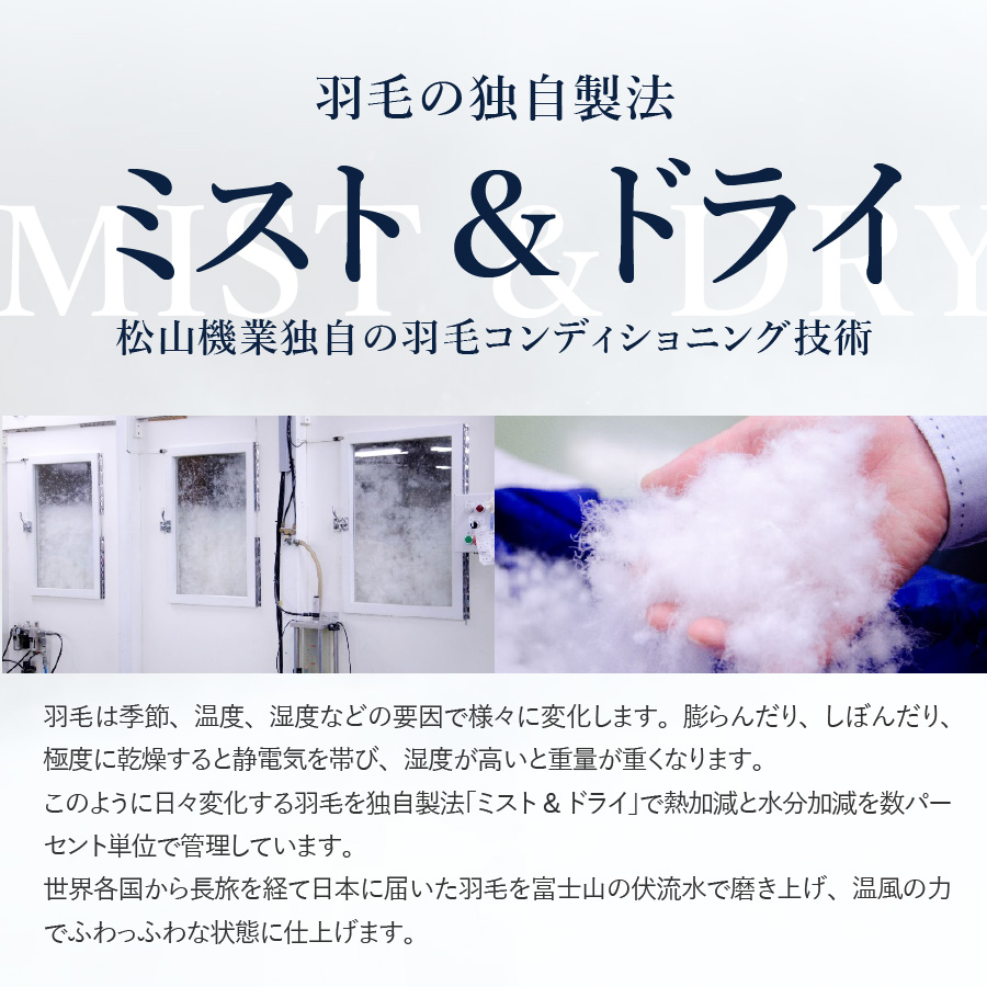 【数量限定】ちょうどいい中厚タイプの羽毛布団ライトグレー シングル 羽毛量0.8kg