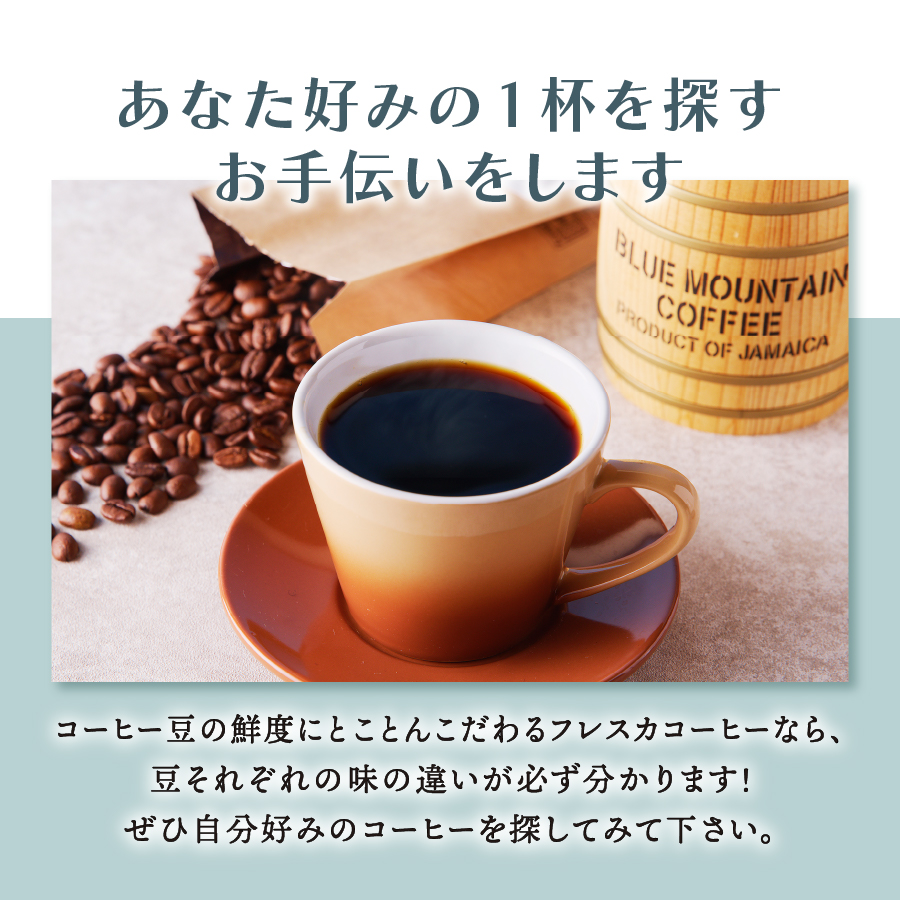 【メール便発送】フレスカ特注 フレスカブレンド（豆100g）