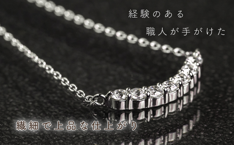 ダイヤモンドネックレス　0.23ct（RP_MN-125）【リズプラス】｜ ダイヤ ダイヤモンド プラチナ ネックレス ペンダントジュエリー アクセサリー ギフト プレゼント 鑑別書付 保証書付