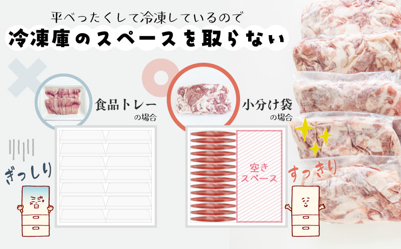 【定期便12回プラン】訳ありでも絶品！富士湧水ポーク 切り落とし2.1kg |  肉　豚肉　豚　ポーク　湧水ポーク　豚こま　豚小間