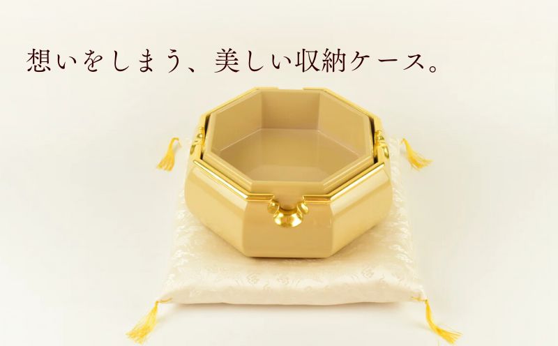 【佐藤木工】彩玉手箱 木曽漆 京組紐（白）