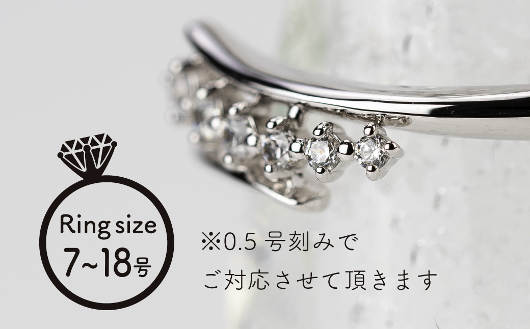 pt900ダイヤモンドリング 0.08ct（RP-MR-1189）【リズプラス】｜ ダイヤ ダイヤモンド プラチナ リング 指輪  ジュエリー アクセサリー セット ギフト プレゼント 鑑別書付 保証書付
