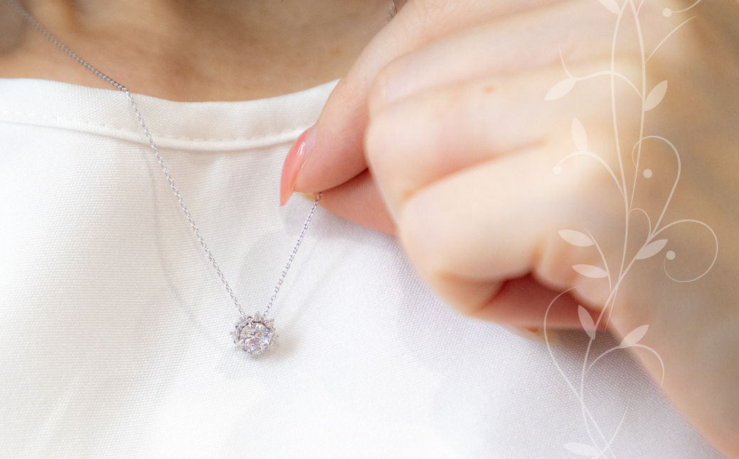 ptダイヤモンドネックレス 0.50ct+0.10ct（RP-MR-770）【リズプラス】｜ ダイヤ ダイヤモンド プラチナ リング 指輪 ネックレス ペンダント ジュエリー アクセサリー セット ギフト プレゼント 鑑別書付 保証書付