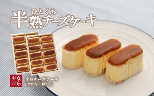 【ギフト用】半熟チーズケーキ（10個入り×2箱）【ならや】｜チーズケーキ 半熟 贈答用 プレゼント ギフト naraya