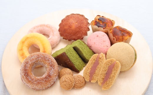 【ギフト用】ならや自慢の手づくり洋菓子セット【ならや】｜マドレーヌ ドーナツ スイートポテト 贈答用 プレゼント ギフト naraya