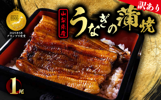 【訳あり】山梨県産富士山脈の地下水うなぎの蒲焼　1尾【配送不可地域：離島】【1595402】