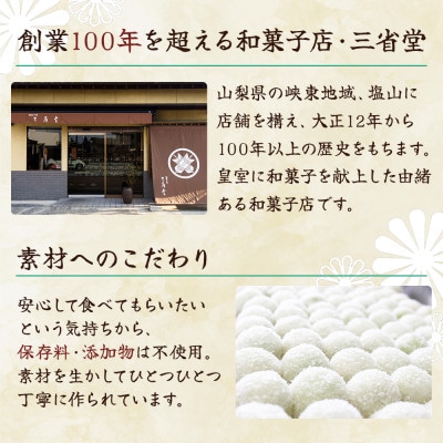 山梨県産シャインマスカットのフルーツ大福「雪みどり」10個入 皇室献上菓匠が作る期間限定和菓子【配送不可地域：離島】【1041050】