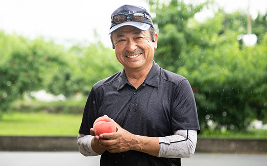 桃 約2kg 化粧箱入 もも農家ヤマシタ 桃の産地 山梨から直送【配送不可地域：離島】【1017341】