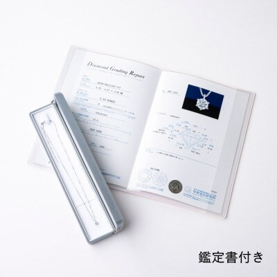 プラチナ最上等級【Dカラー】大粒ダイヤモンドネックレス 0.3ct UP 爪留め【配送不可地域：沖縄県】【1469145】