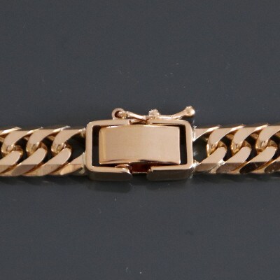 K18åå¹³6é¢Wããã¯ã¬ã¹50gãé·ã60cmã»å¹
5.4mmã»åã2.0mmããé
éäžå¯å°åïŒæ²çžçãã1321454ã