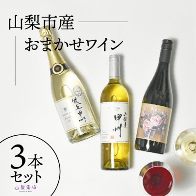 山梨市産推奨ワイン　3本セット【1631253】
