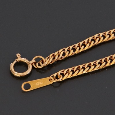 K24純金喜平ブレスレット【6面W・18cm】【配送不可地域：沖縄県】【1300191】