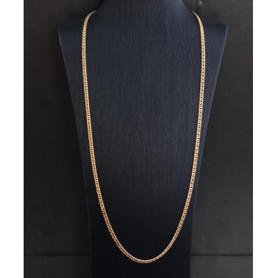 K24純金喜平ネックレス 造幣局検定マーク【6面W・60cm・約19g】【配送不可地域：沖縄県】【1386008】